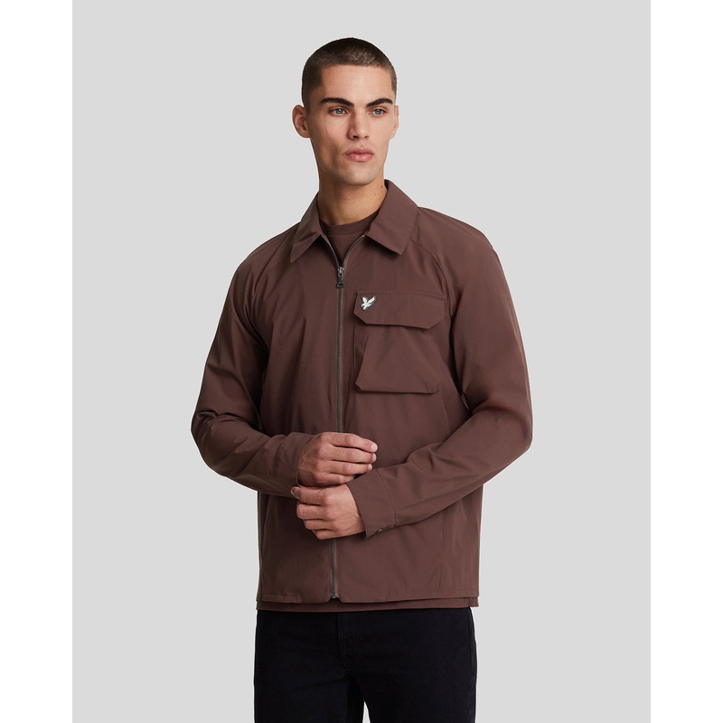 Pocketed Softshell Overshirt