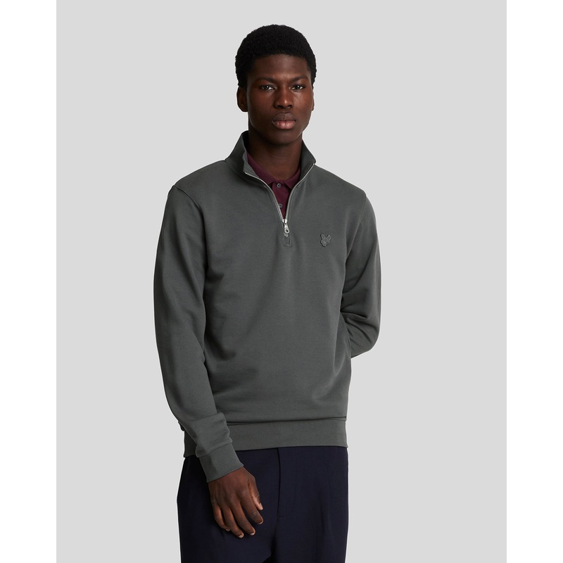 Tonal Eagle 1/4 Zip Sweatshirt