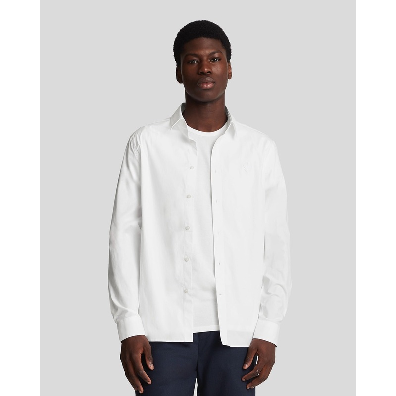 Tonal Eagle Easy Care Poplin Shirt