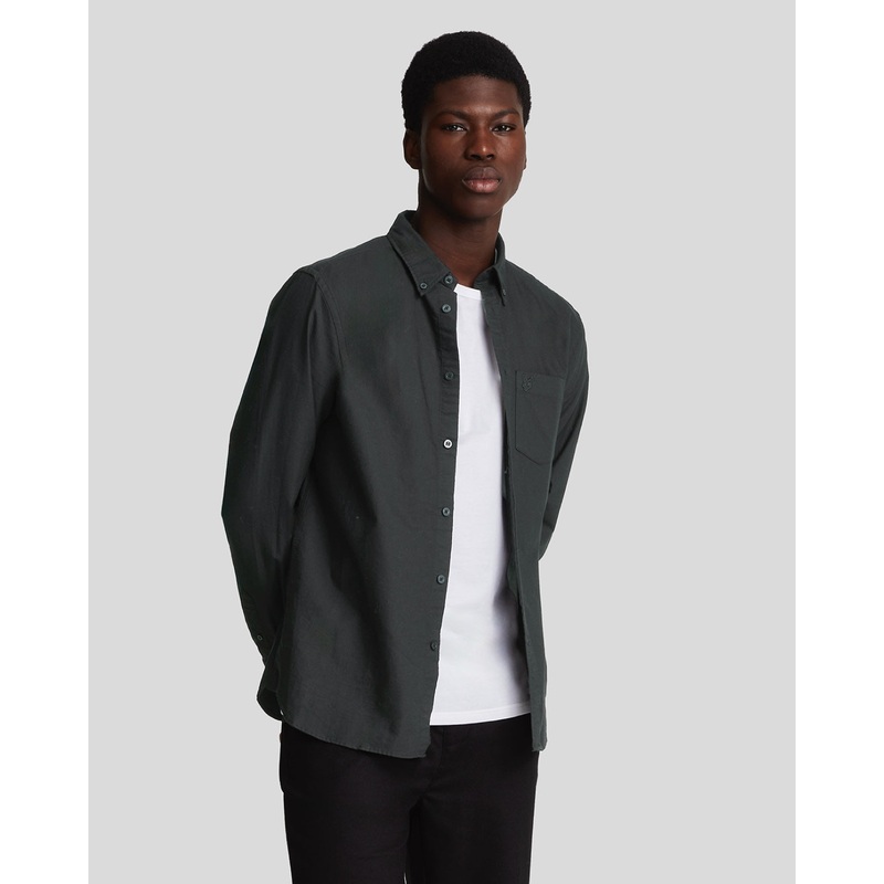 Tonal Eagle Plain Oxford Shirt