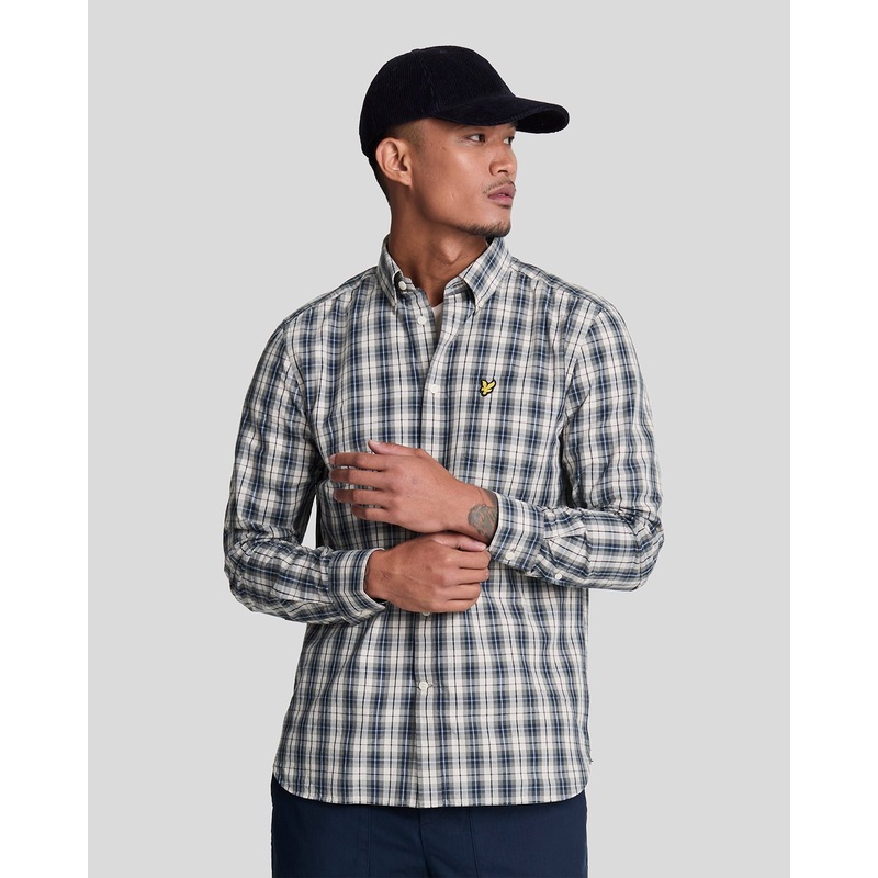 Washed Check Poplin Shirt
