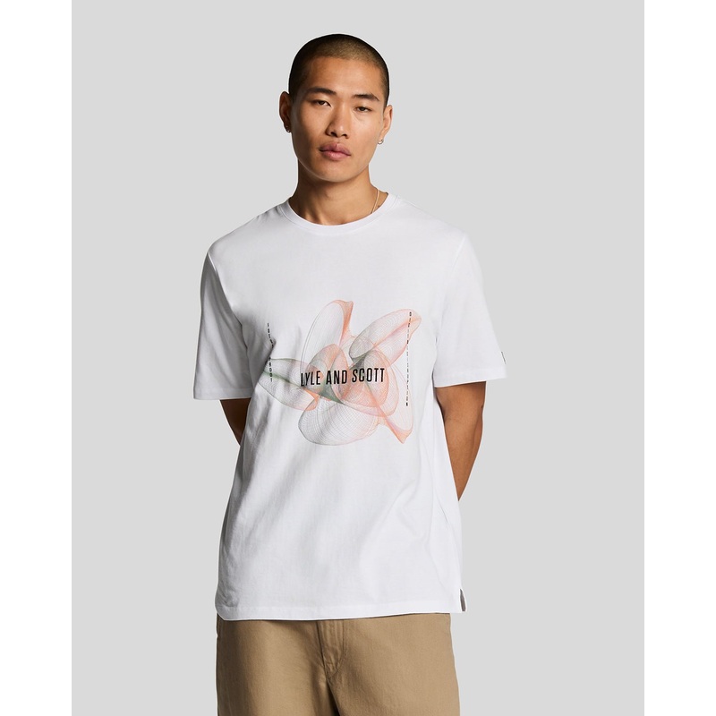 3D Line Graphic T-Shirt