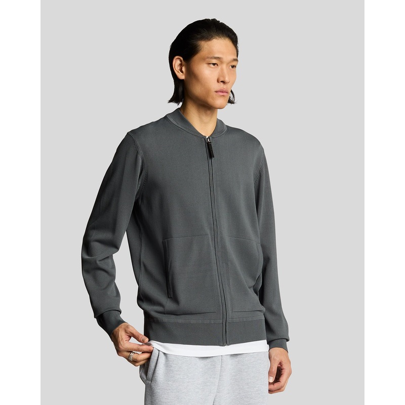 Cargo Bomber Collar Cardigan