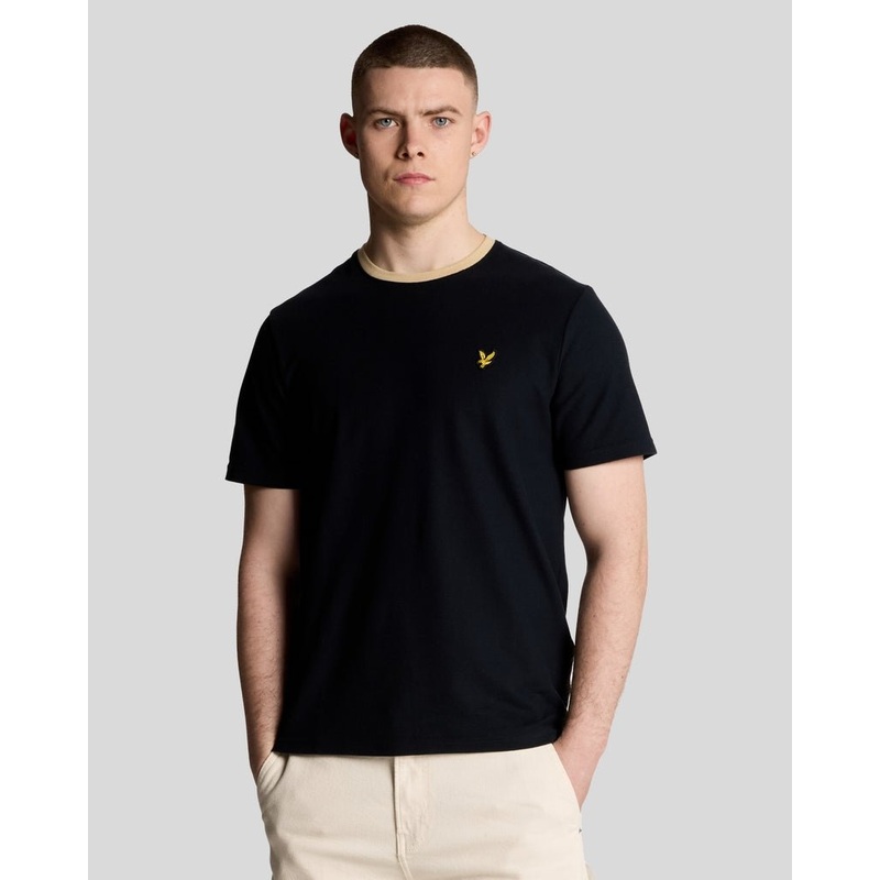 Contrast Collar T-Shirt