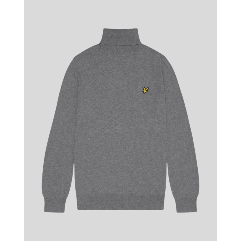 Cotton Merino Turtleneck Jumper