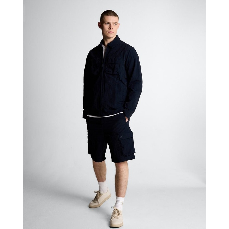 Cotton Nylon Cargo Shorts