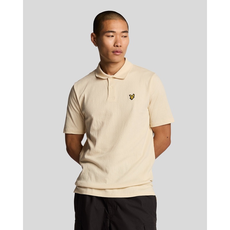 Crepe Polo Shirt