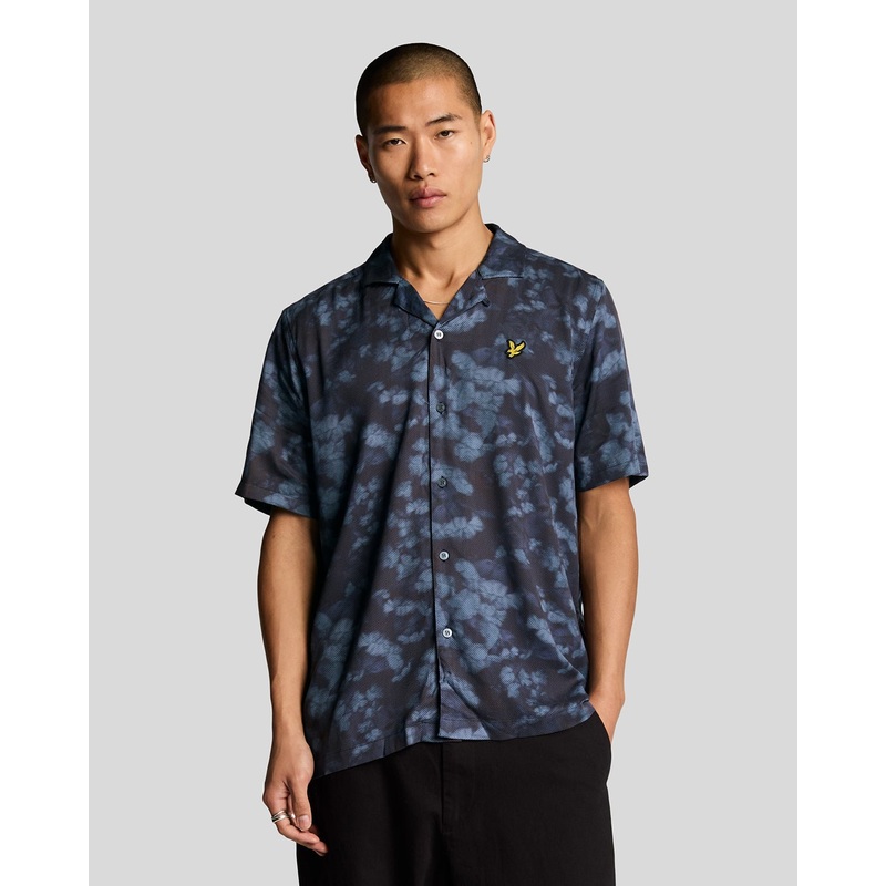 Digital Floral Print Resort Shirt