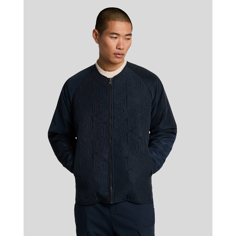 Emblem Quilted Jacket