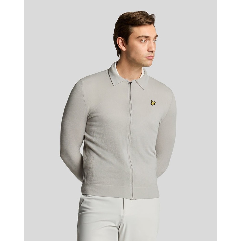 Golf Lightweight Knitted Collared Cardigan