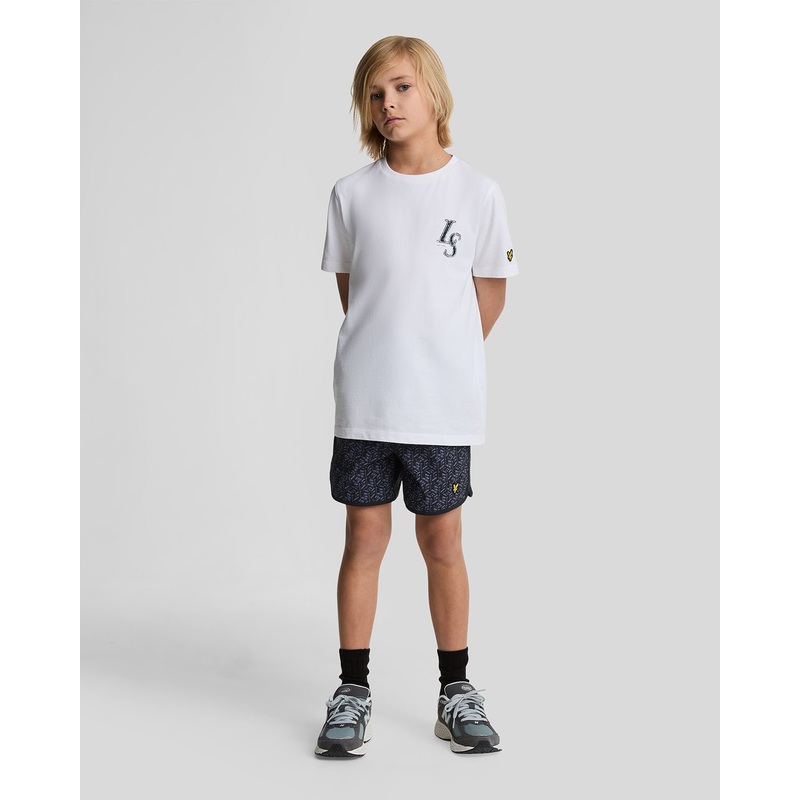 Kids Monogram Board Shorts