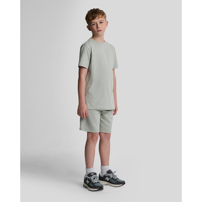 Kids Script Embroidered Sweat Shorts