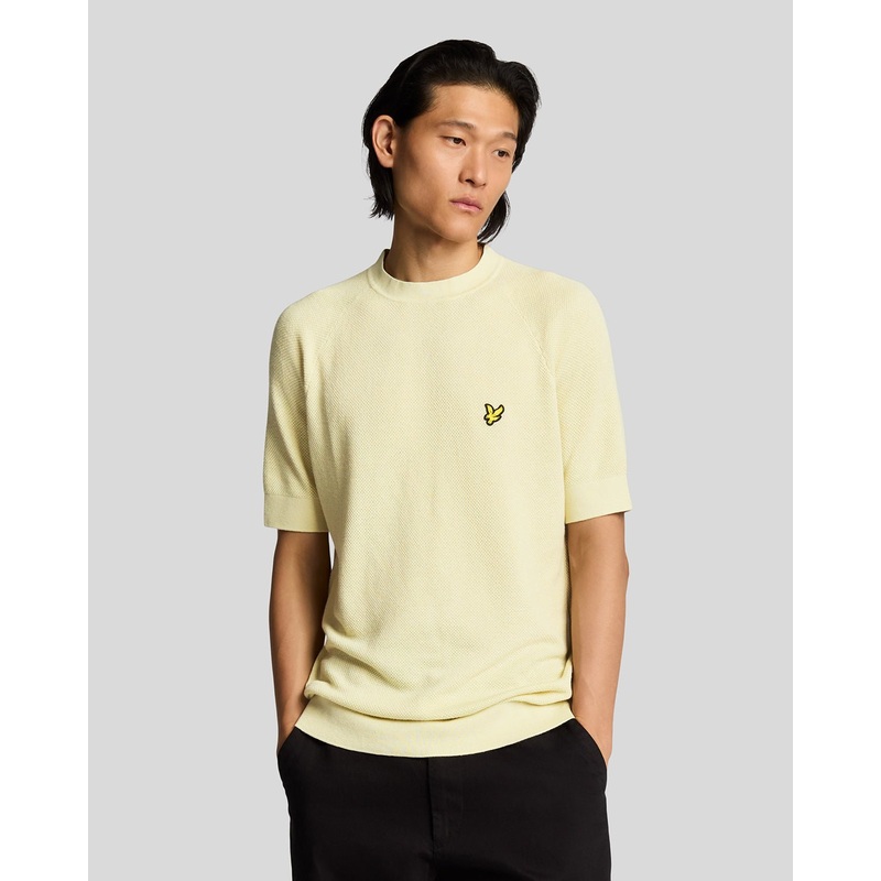 Linen Blend Knitted T-Shirt