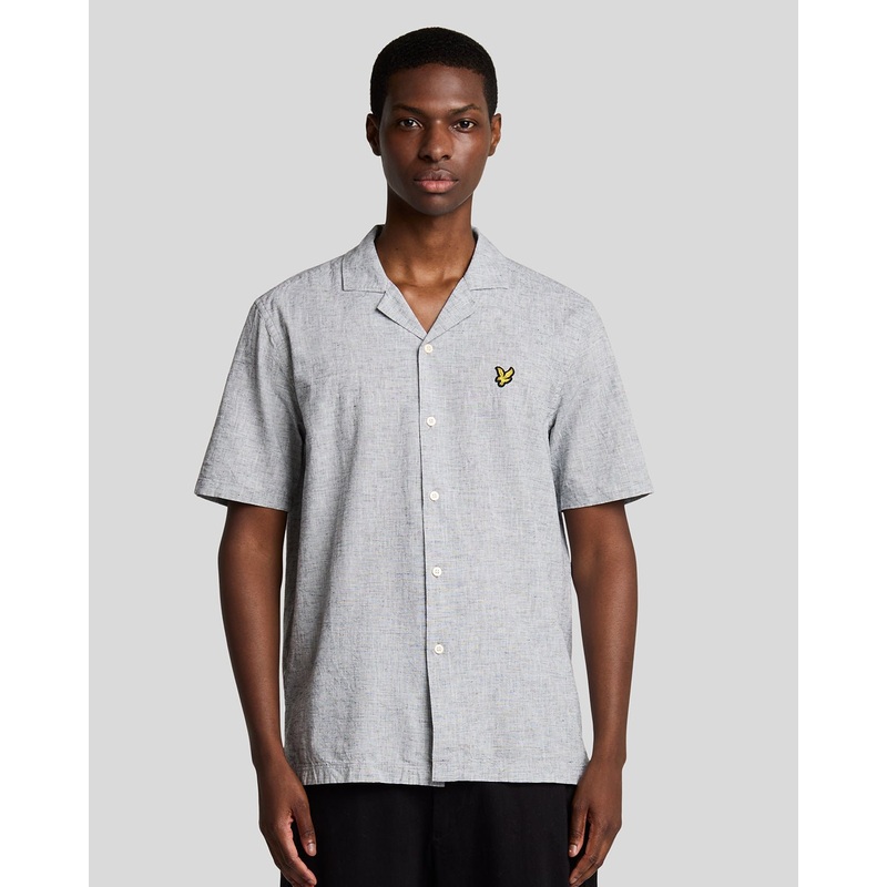 Linen Blend Oxford Revere Shirt
