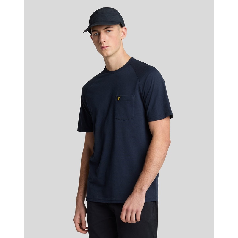 Linen Blend Raglan T-Shirt