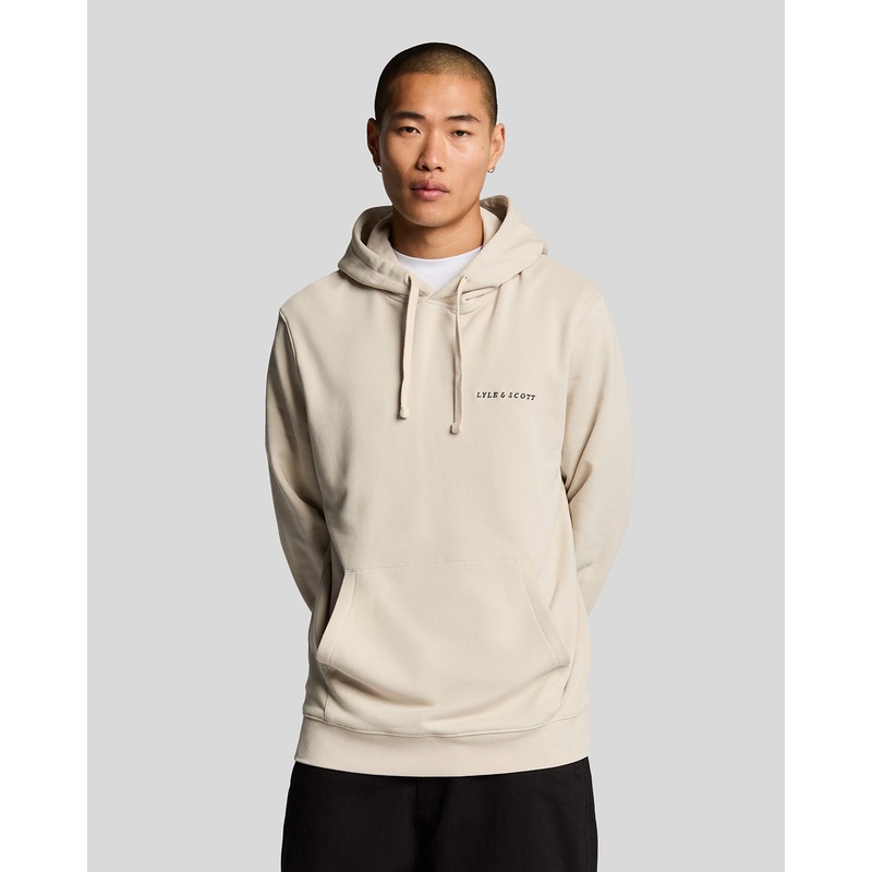 Loopback Embroidered Hoodie