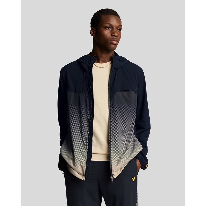 Sports Gradient Colour Block Jacket