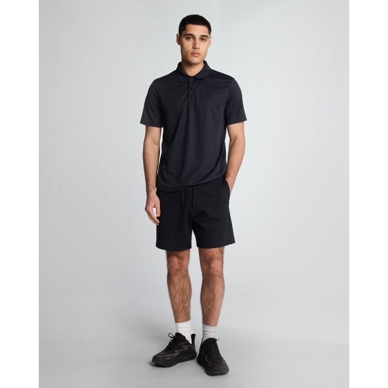 Twill Interlock Sweat Shorts