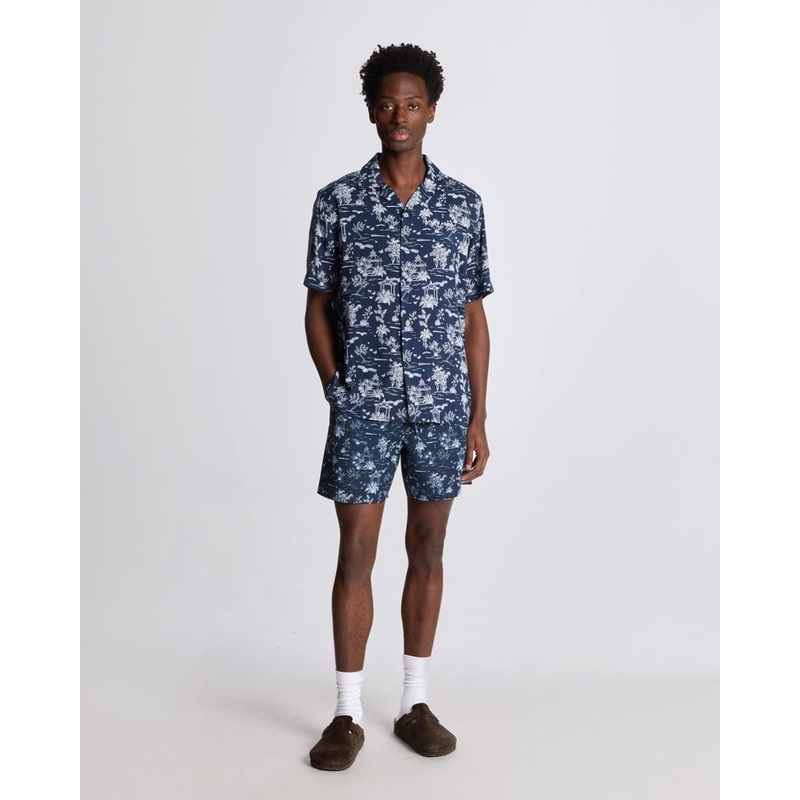 Botanical Garden Print Swim Shorts