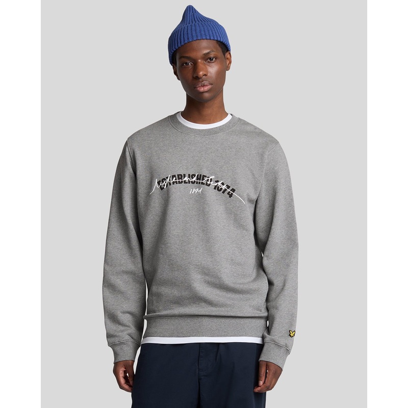 Established 1874 Graphic Crew Neck Sweatshirt