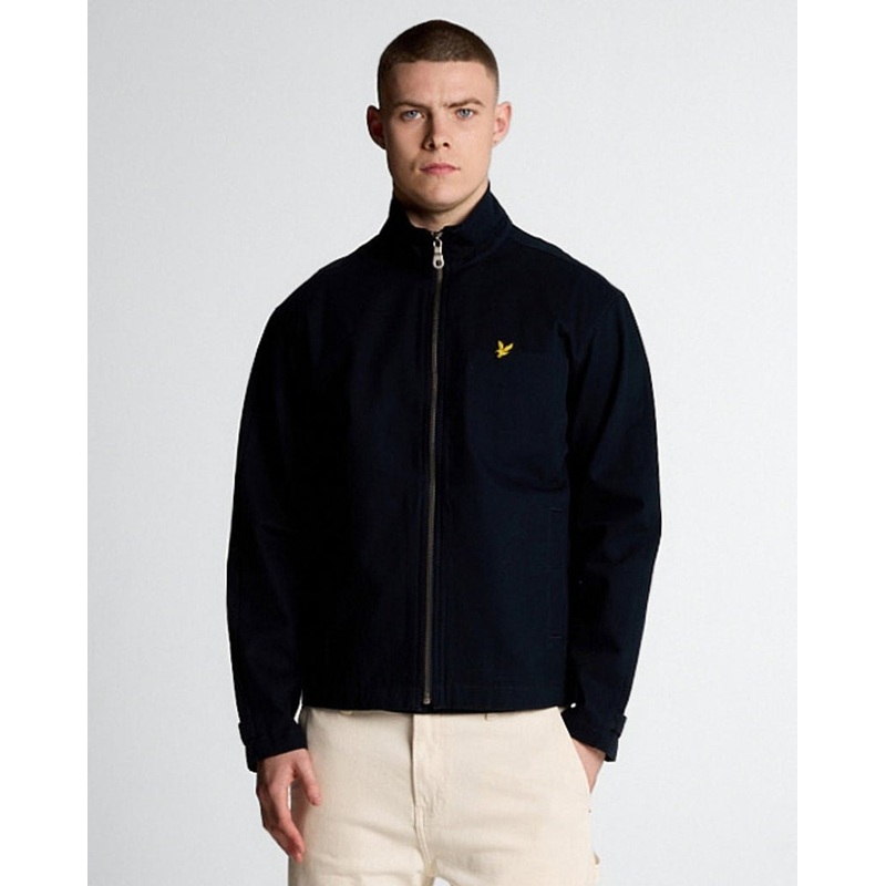 High Neck Twill Jacket