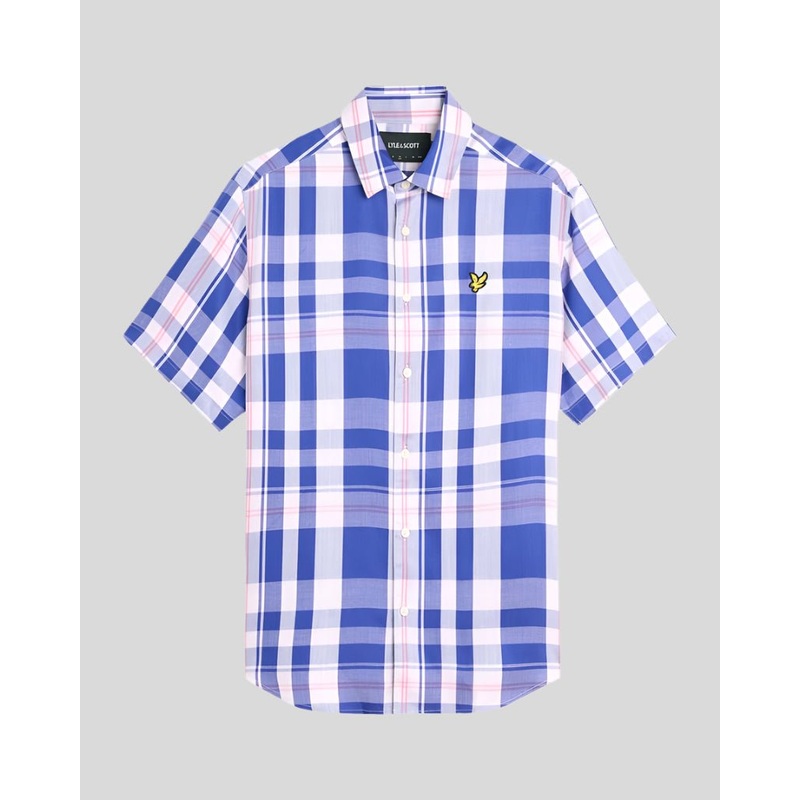 Oversized Tartan Short Sleeve Shirt