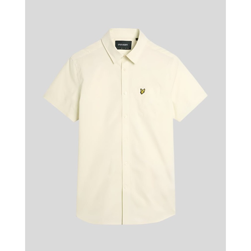 Plain Poplin Short Sleeve Shirt